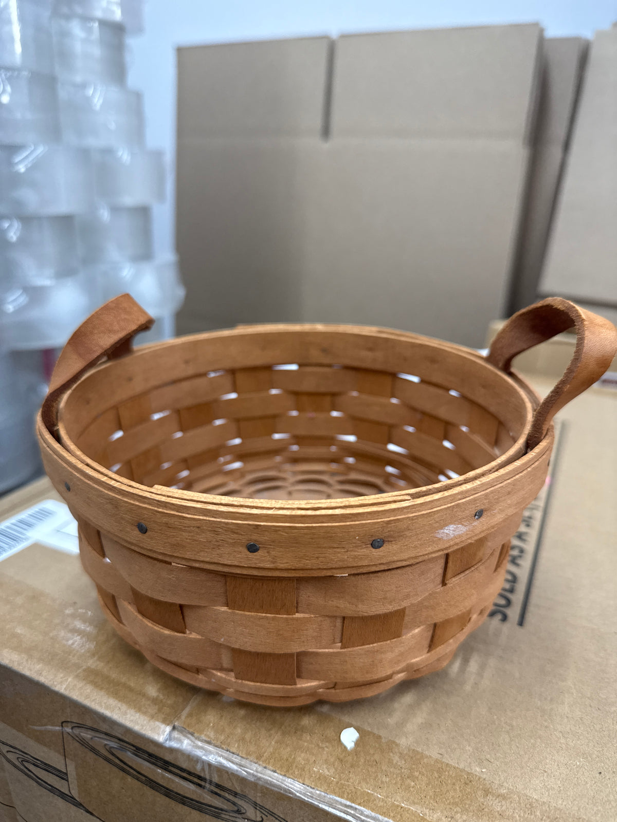 Longaberger button basket