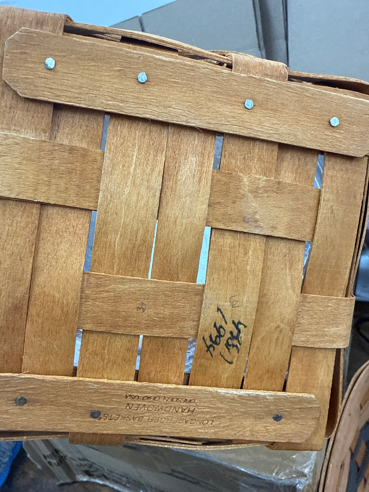 Longaberger 7” measuring basket with protector