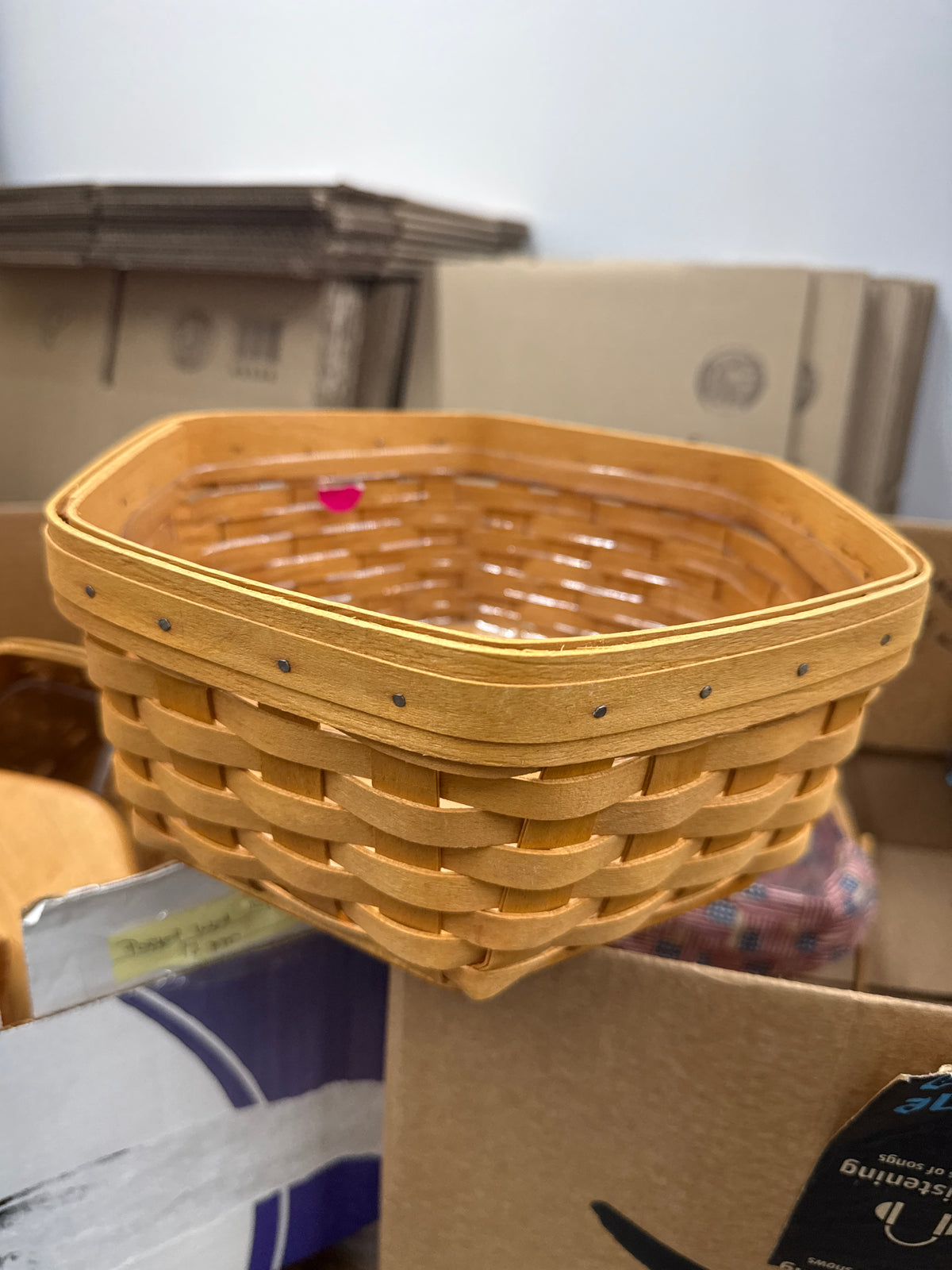 Longaberger generations basket with protector
