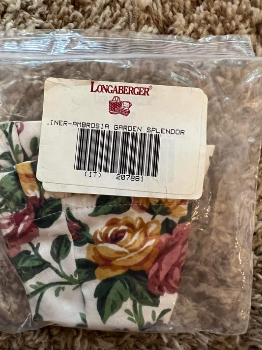 Longaberger Ambrosia Liner in Garden Splendor