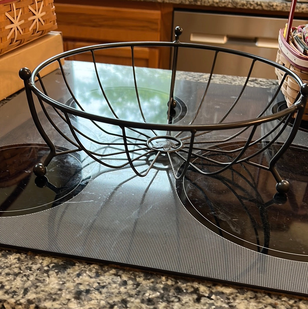 Longaberger wrought iron fruit bowl