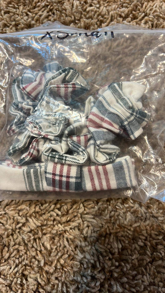 Longaberger Small Garter in Market Day Plaid