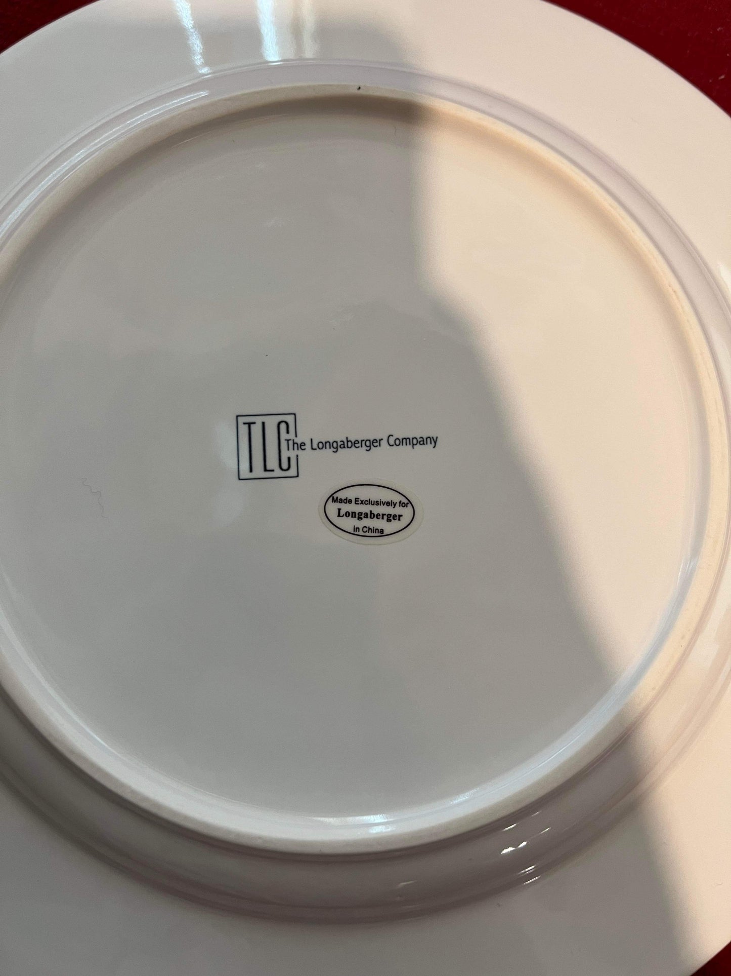 The Longaberger Company Plate in Ivory