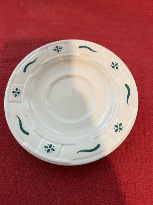 Longaberger Saucer in Heritage Green