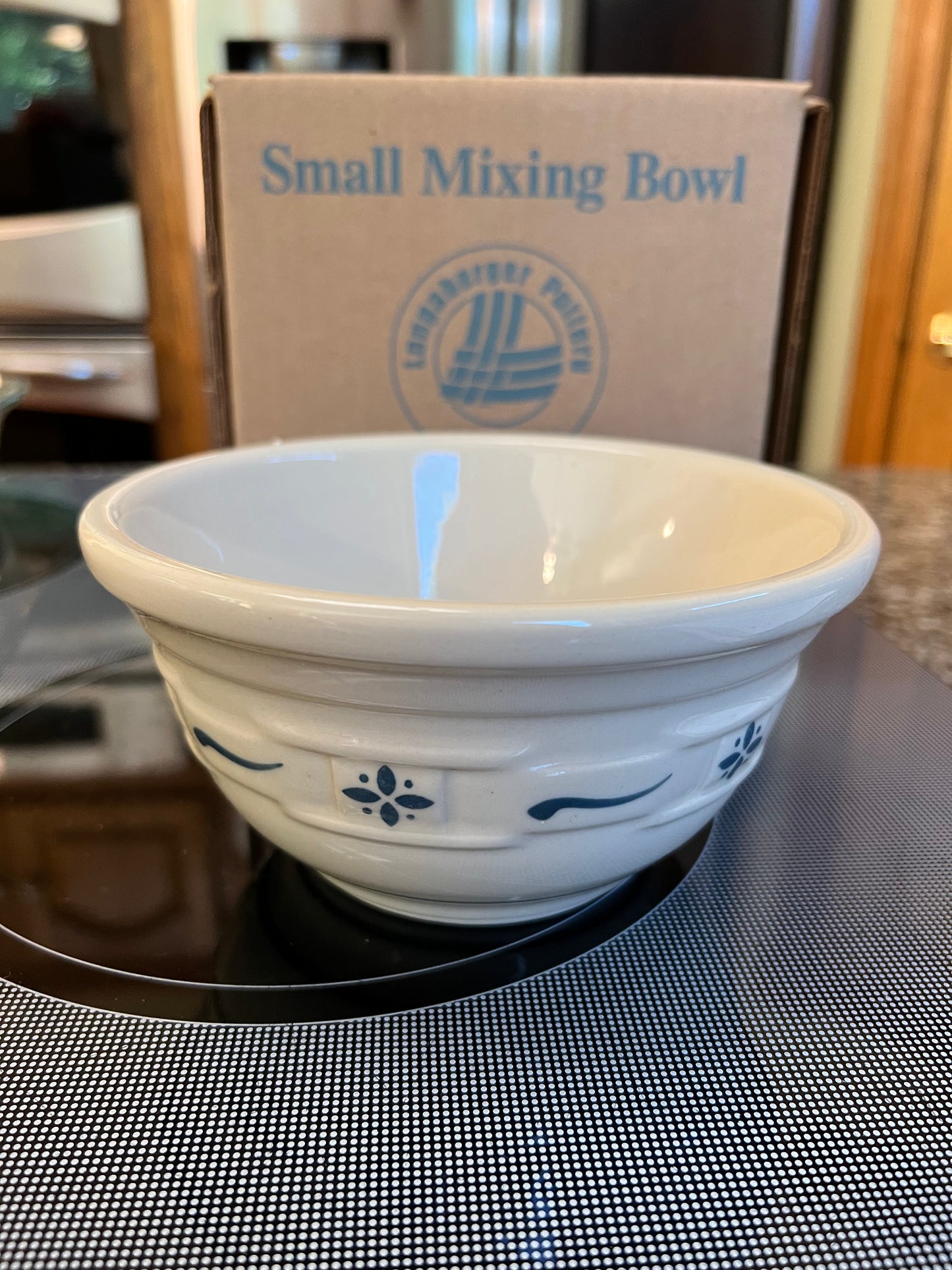 Longaberger Small mixing bowl in classic blue