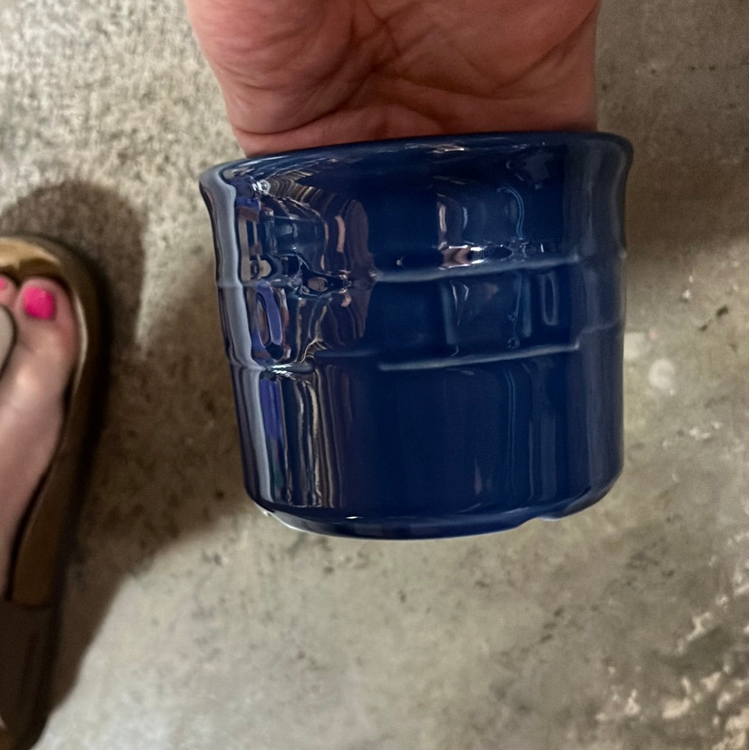 Longaberger salt Croc in cornflower