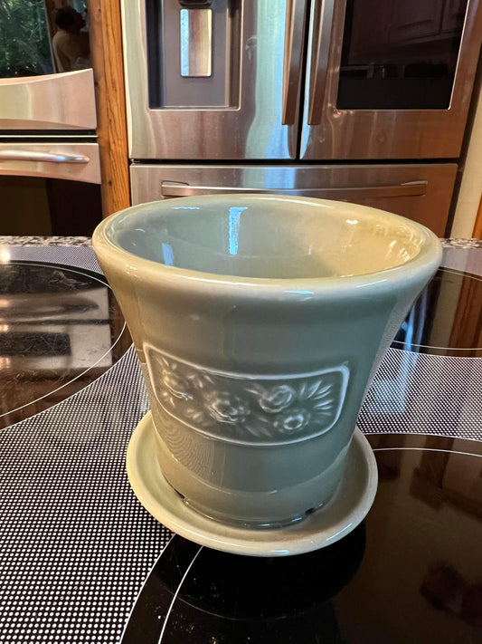 Longaberger large peony flower pot
