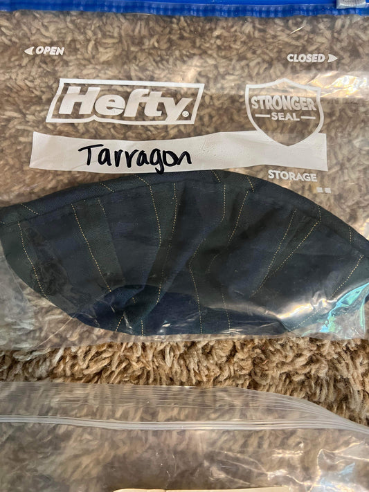 Longaberger Tarragon Liner in Membership Stripe