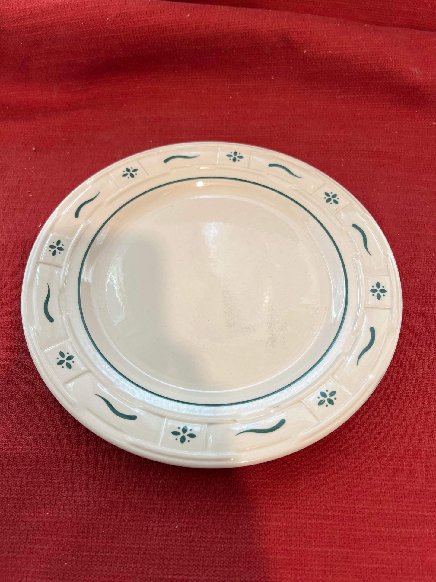 Longaberger Dinner Plate in Heritage Green