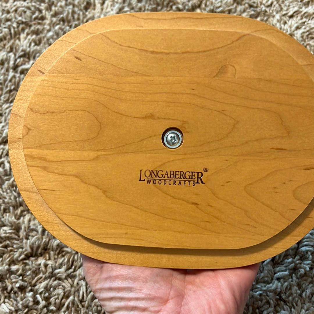 Longaberger Vintage Blossoms Lid