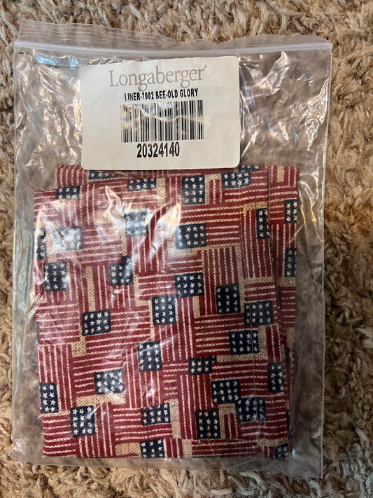 Longaberger 2002 Bee Liner in Old Glory