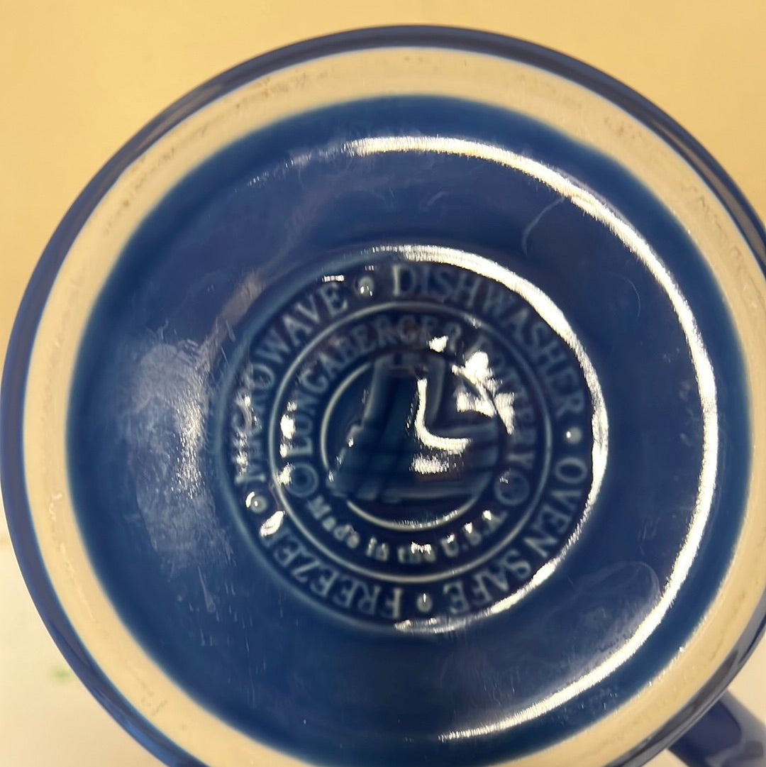 Longaberger pitcher in cornflower