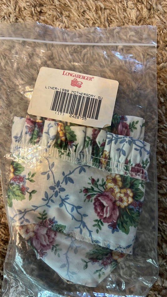 Longaberger 1998 Stand Up Liner in Mother’s Day