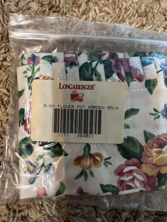 Longaberger Small Flower Pot Liner in Garden Splendor