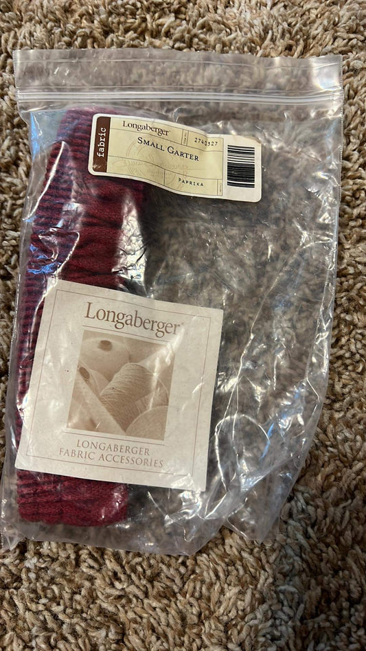 Longaberger Small Garter in Paprika