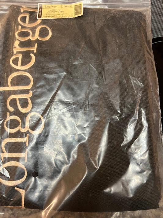 Longaberger black tote bag