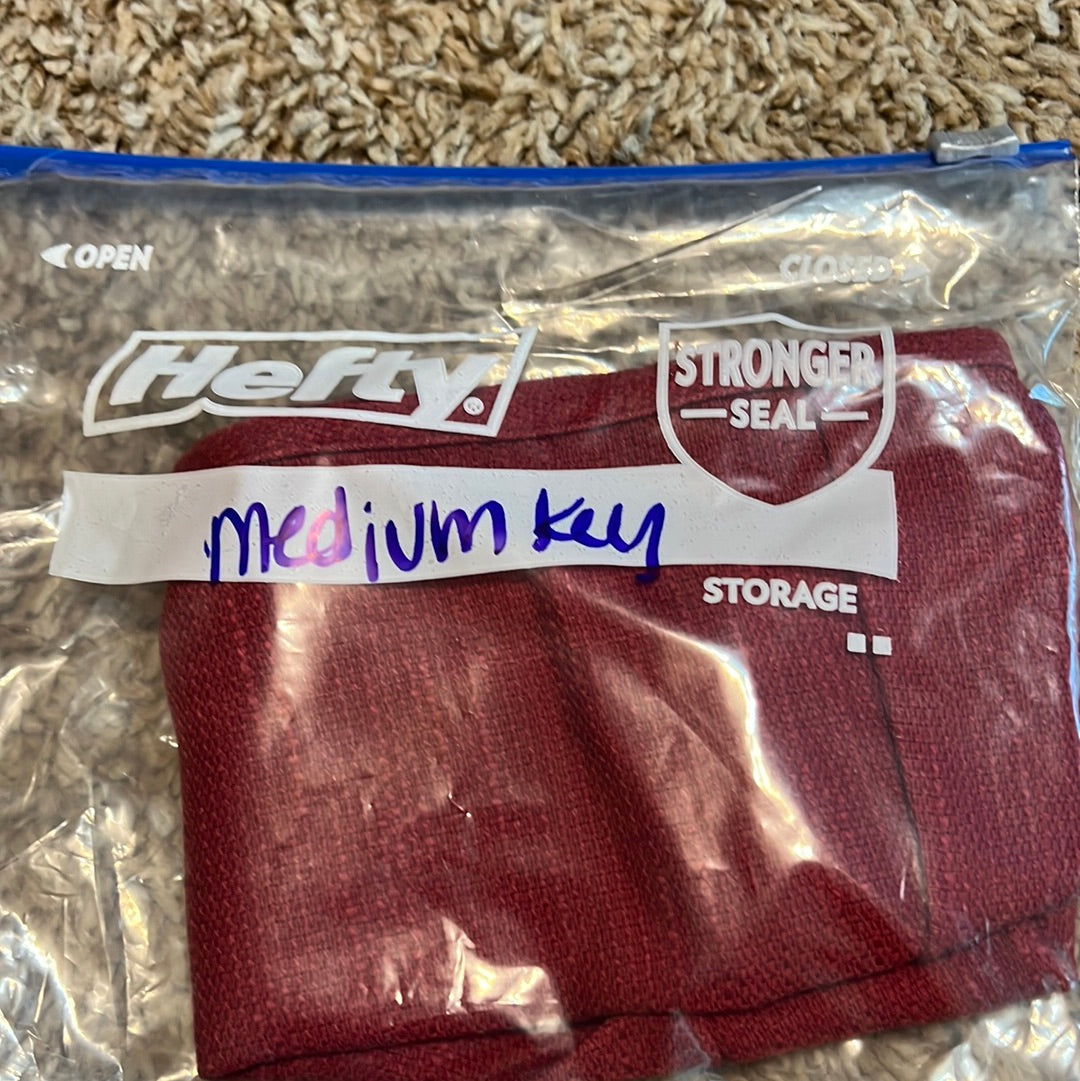 Longaberger medium key liner in paprika