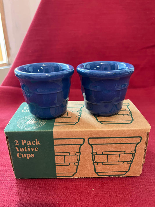 Longaberger Votives Set of 2 in Cornflower