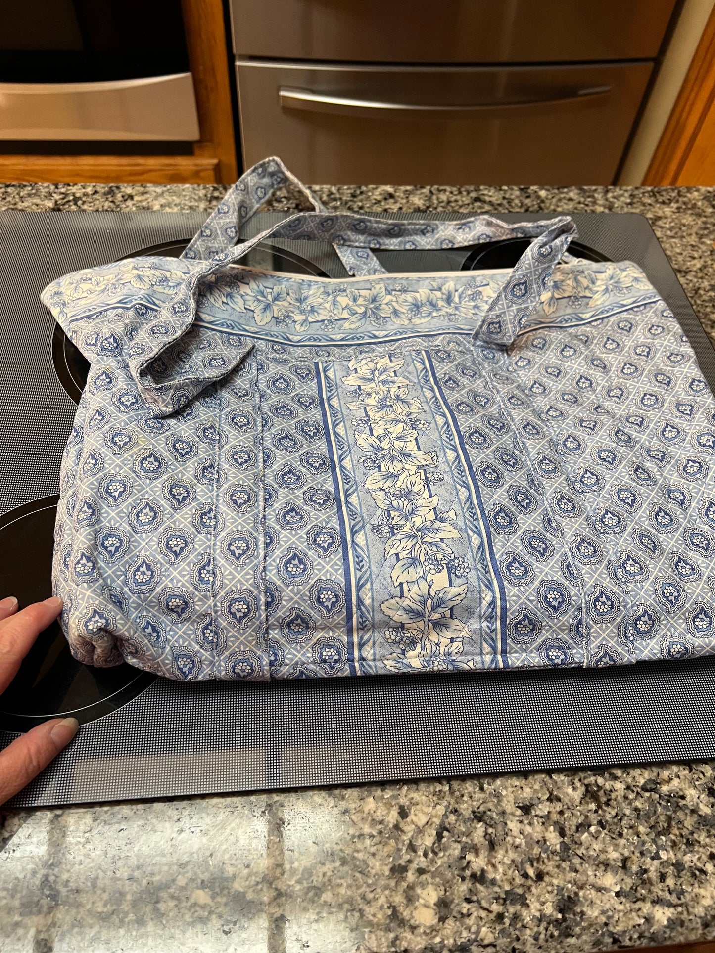 Longaberger Pair of provincial paisley bags