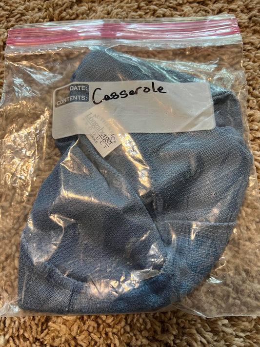 Longaberger Casserole Liner in Cornflower