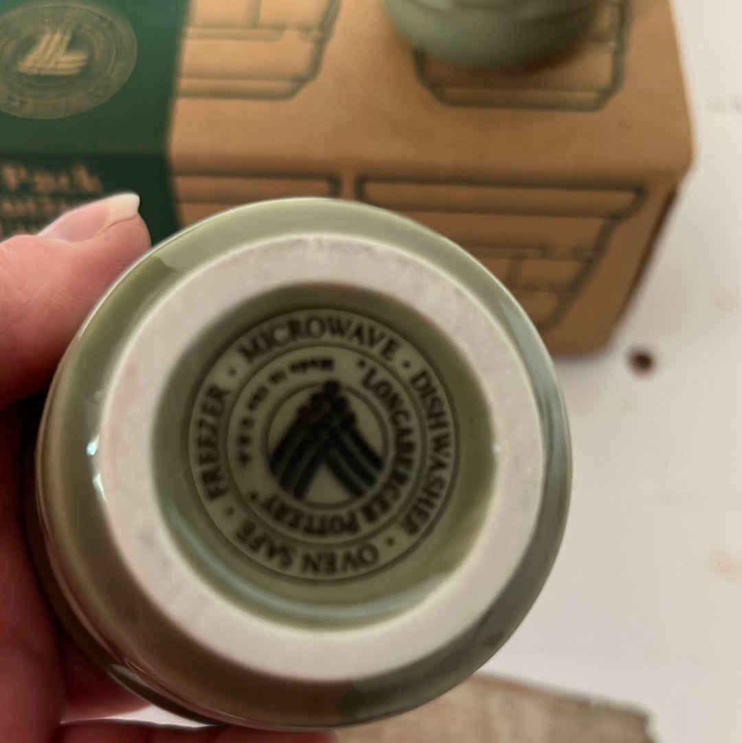 Longaberger sage votive cups
