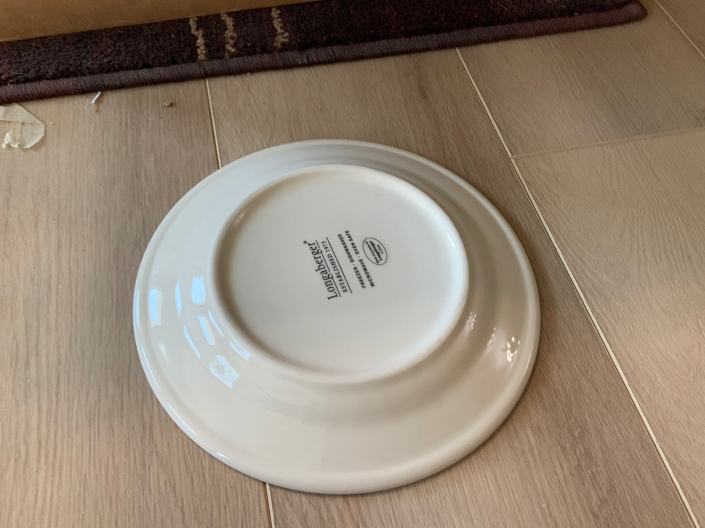 Longaberger holiday plate