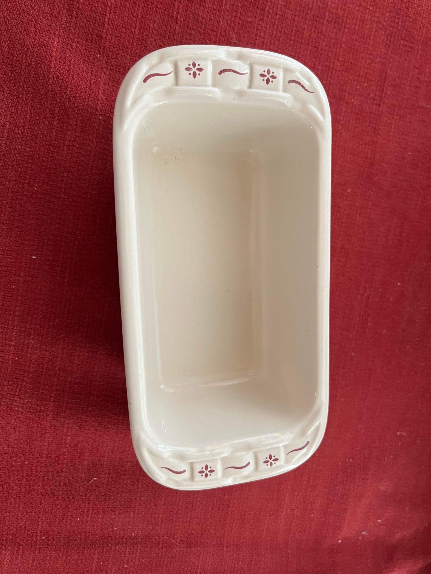 Longaberger Small Loaf in Traditional Red