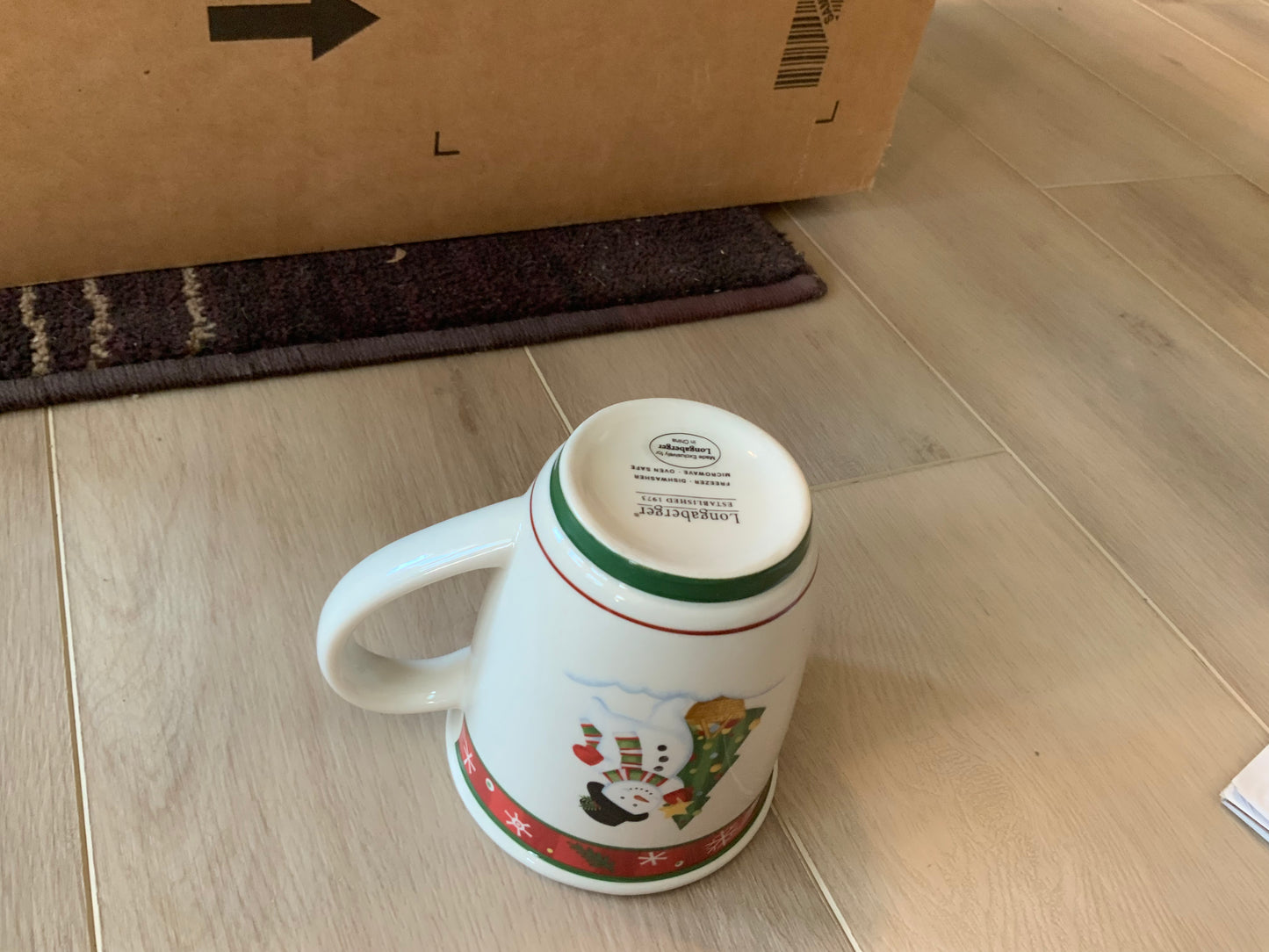 Longaberger holiday mug