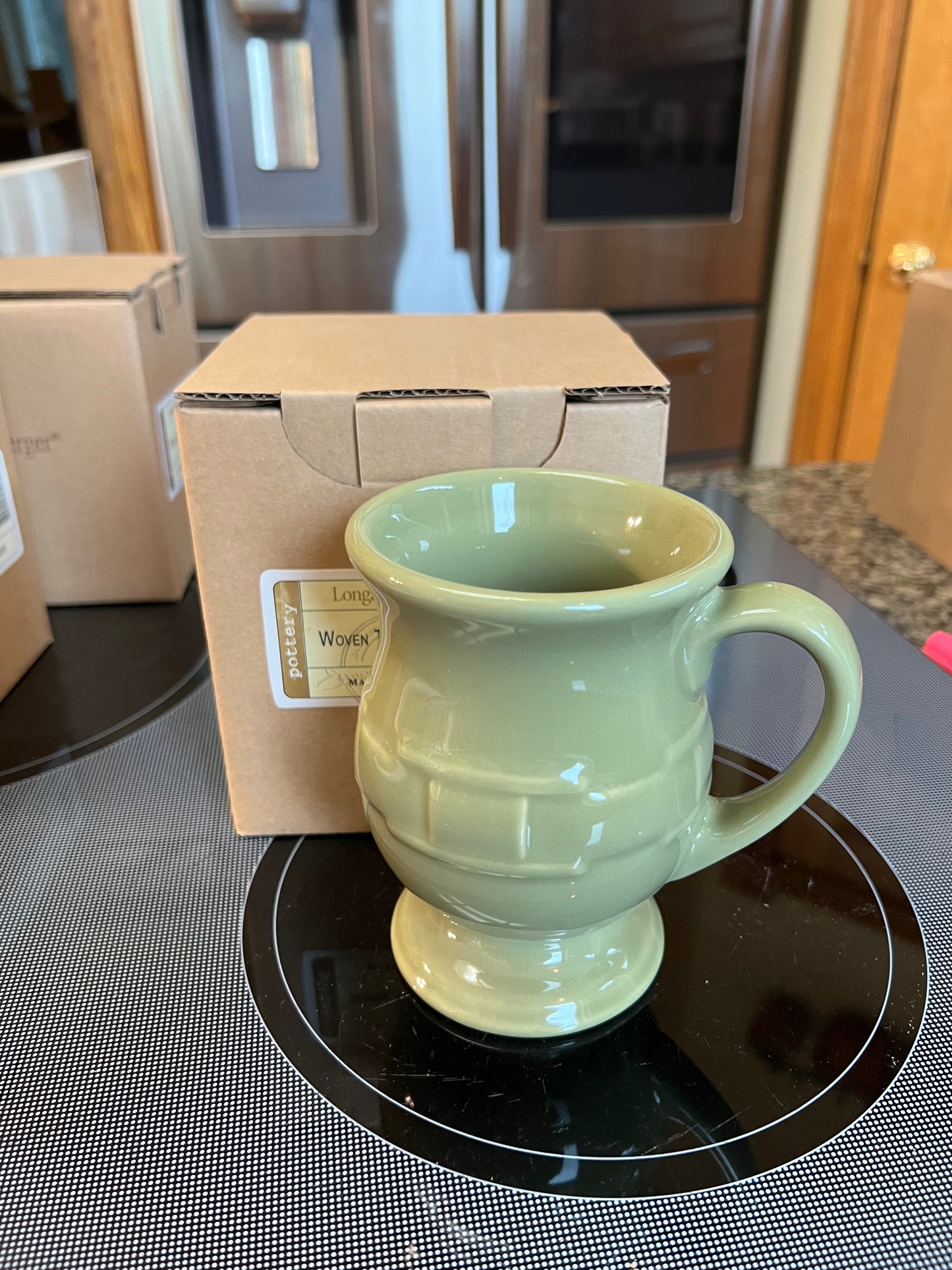 Longaberger latte mug in Sage