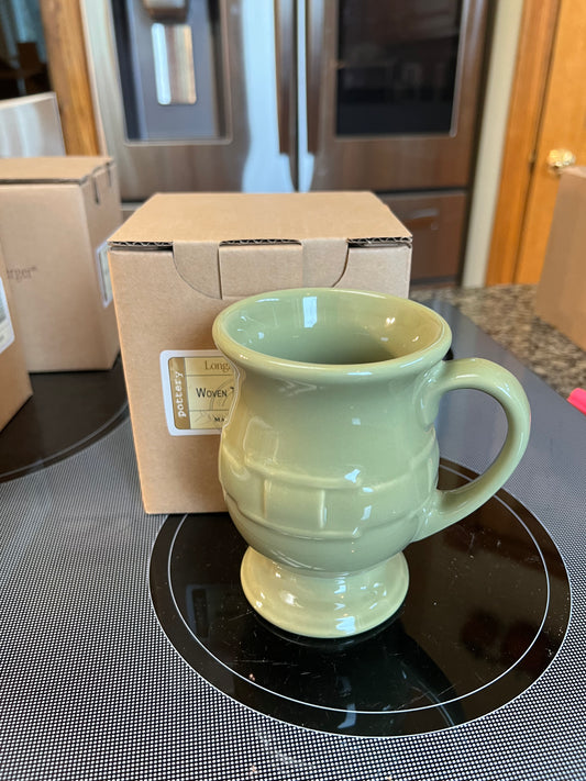 Longaberger latte mug in Sage
