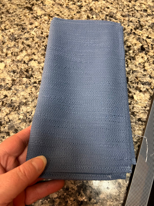 Longaberger napkin in cornflower