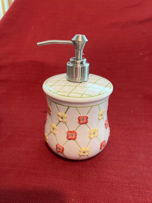 Longaberger Dogwood Soap Dispenser