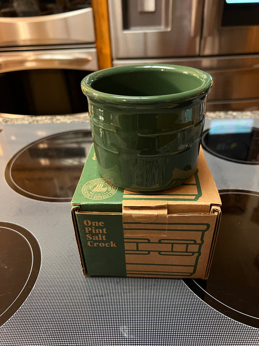 Longaberger salt Croc in ivy (may not come in original box)