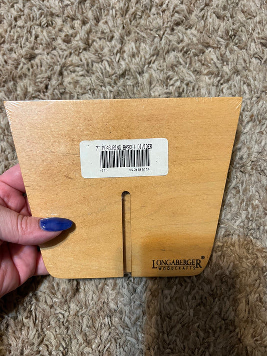 Longaberger 7” Measuring Divider