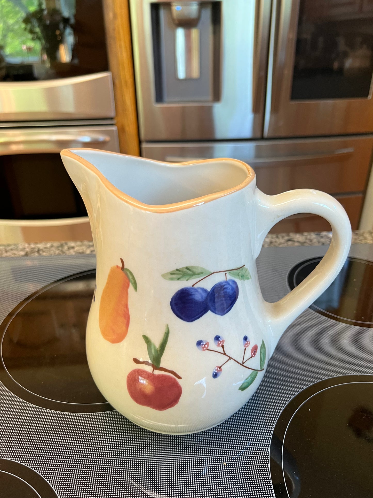 Longaberger fruit medley pitcher