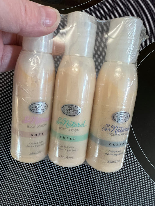 Longaberger so Rachel lotion set