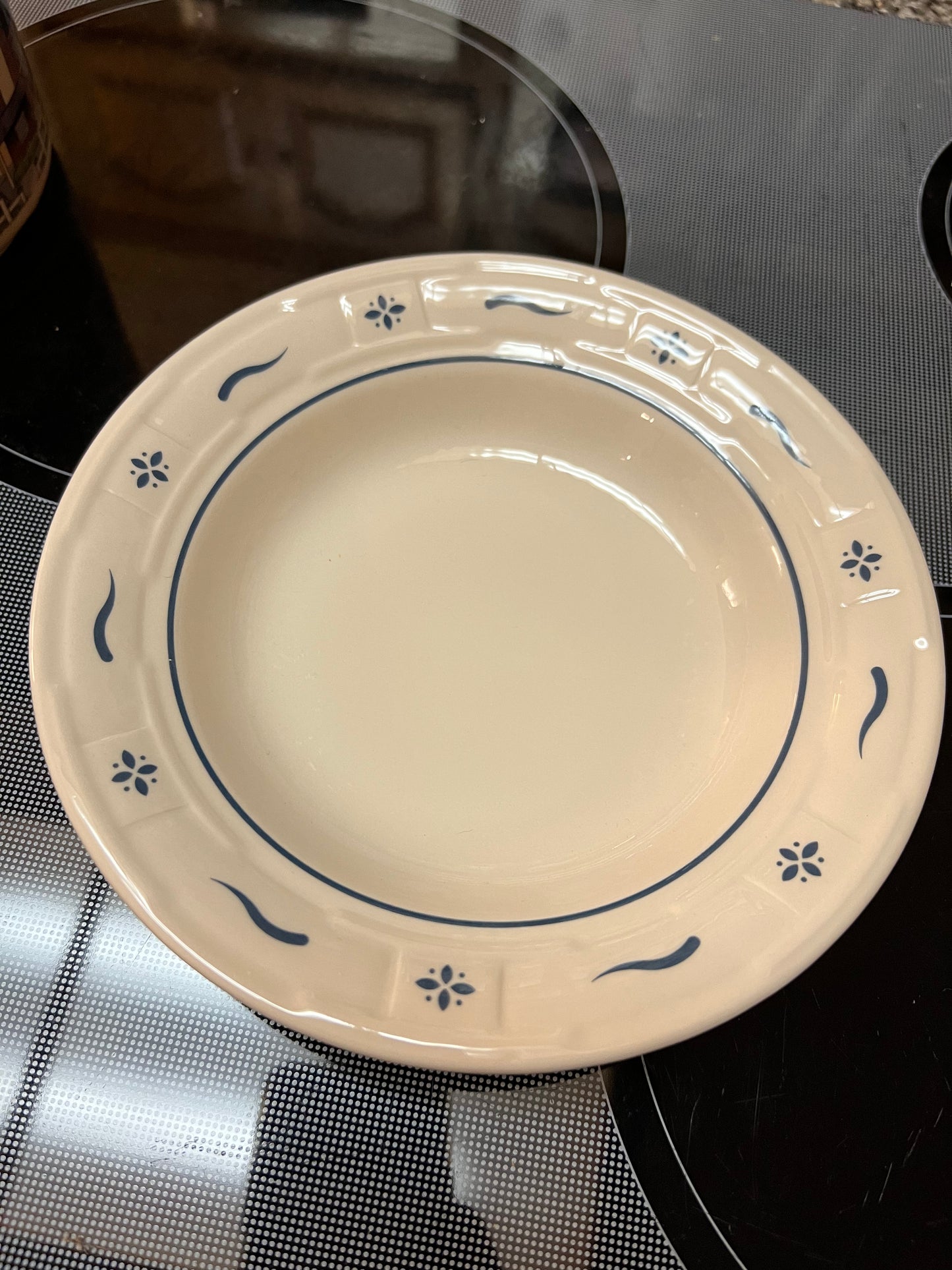 Longaberger 8” salad bowl in classic blue