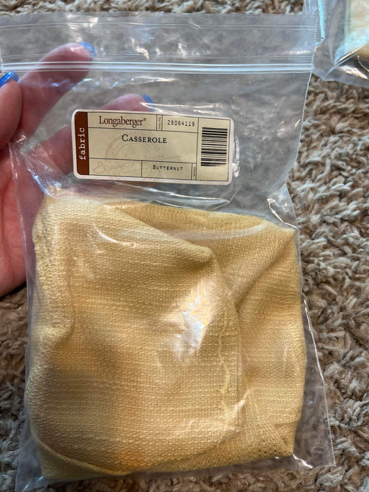 Longaberger Casserole Liner in Butternut