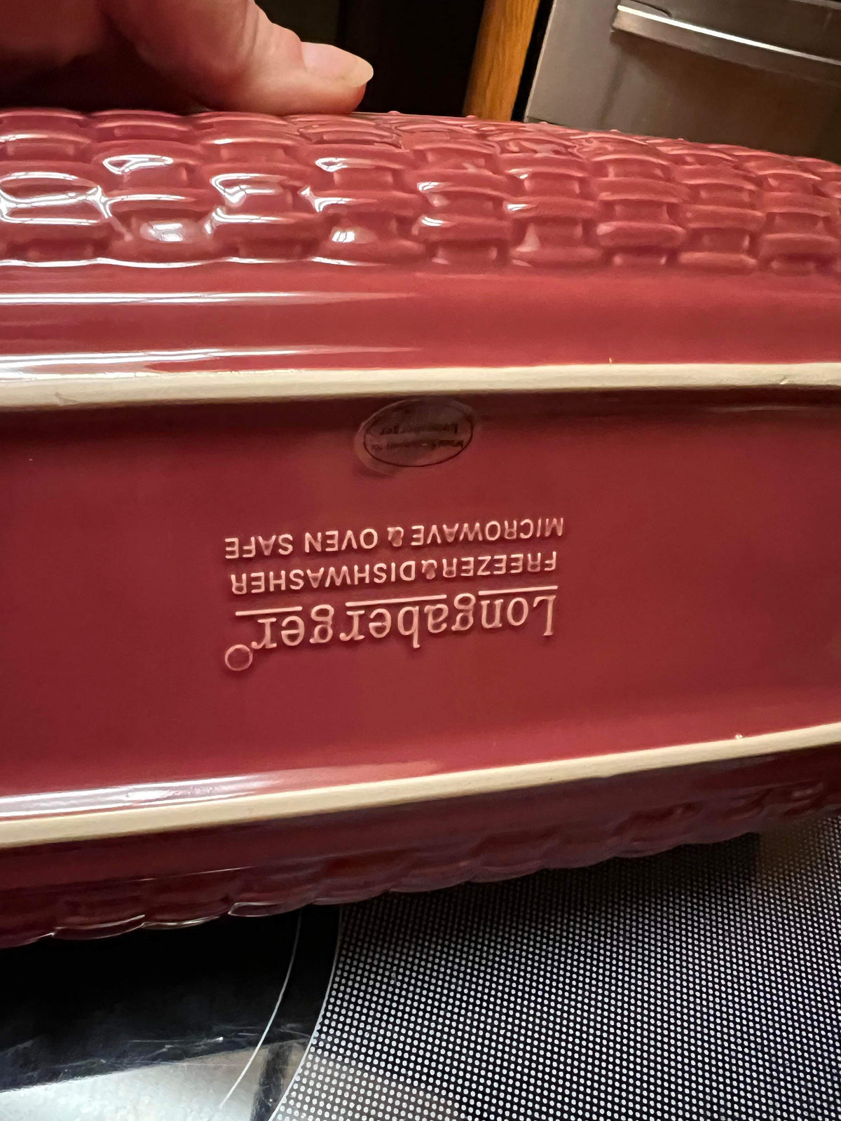 Longaberger woven reflections server in paprika