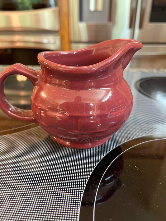 Longaberger Creamer in Paprika