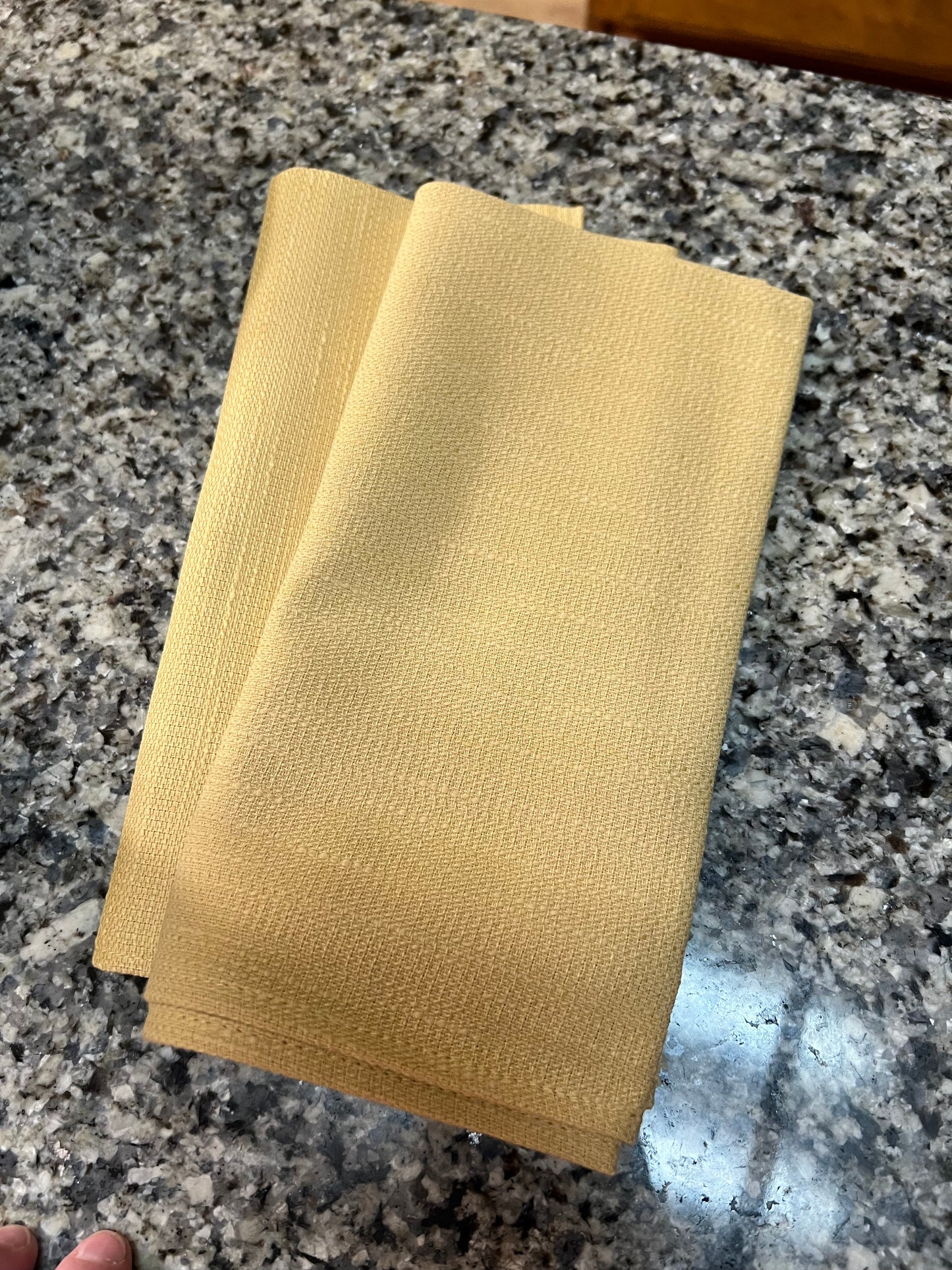 Longaberger pair of butternut napkins