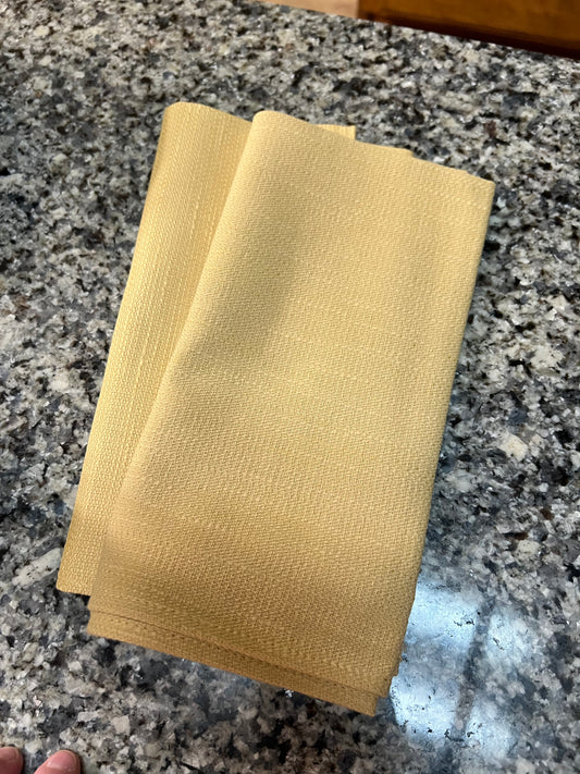 Longaberger pair of butternut napkins