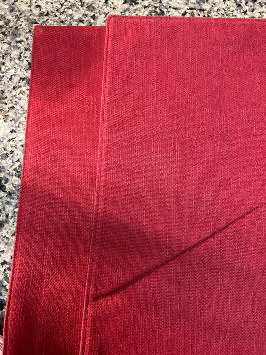 Longaberger pair of placemats in paprika