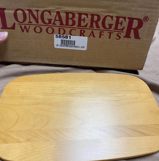 Longaberger whistle stop lid