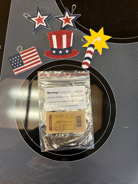 Longaberger Americana tie ons