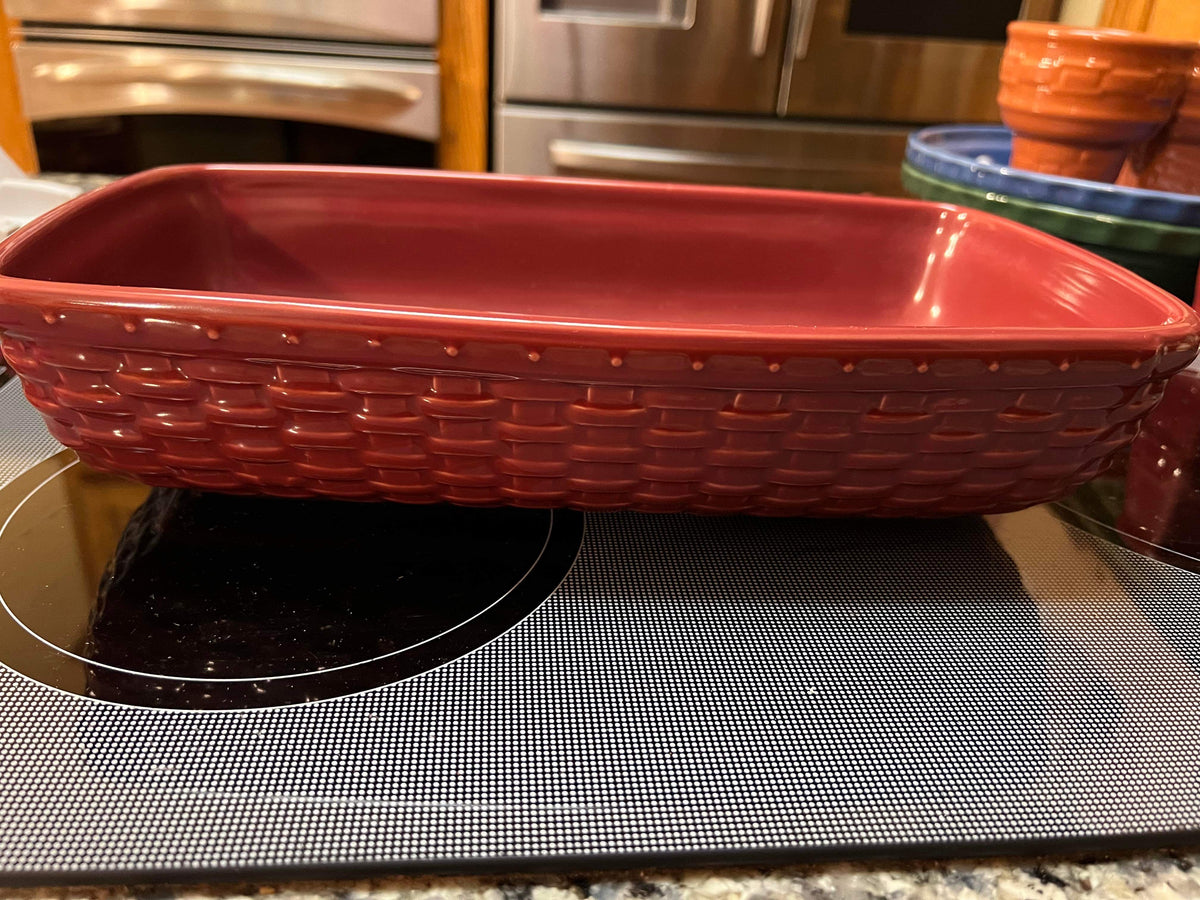 Longaberger woven reflections server in paprika