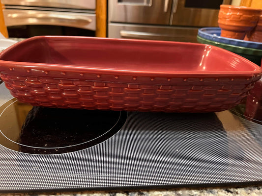 Longaberger woven reflections server in paprika