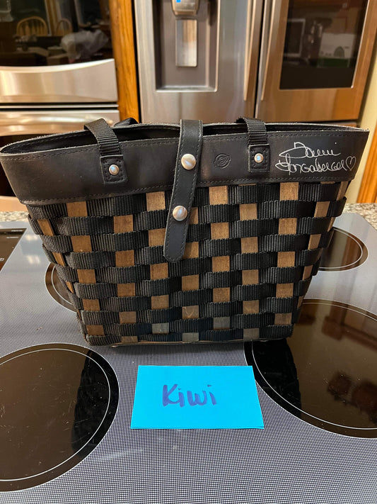 Longaberger Purse Signed