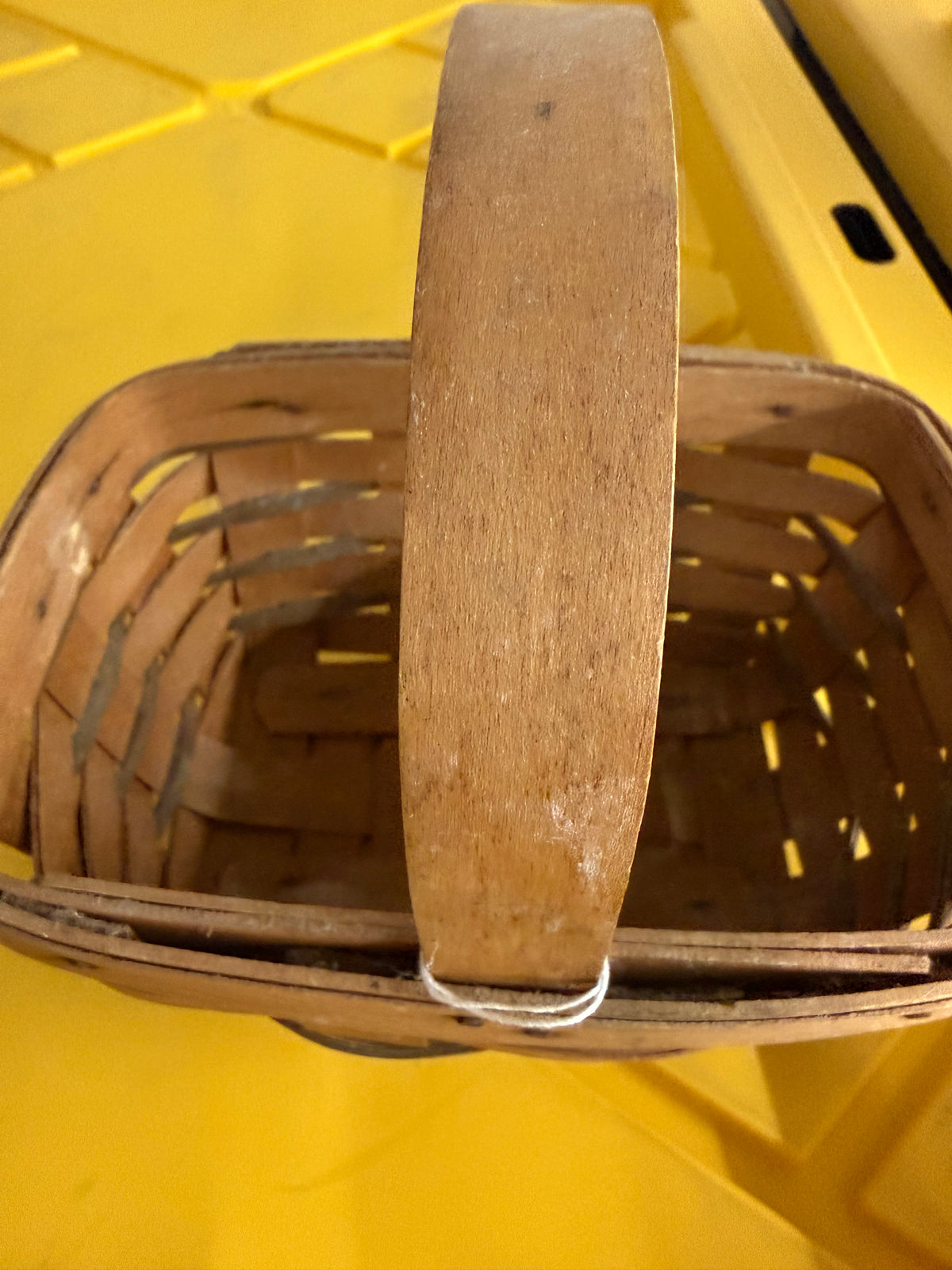 Longaberger mini chore basket -needs cleaned