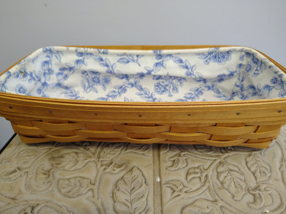 Longaberger Bread basket with liner